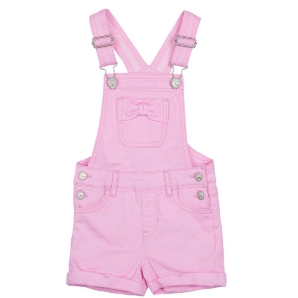 New Pink Jordache Denim Shortalls
